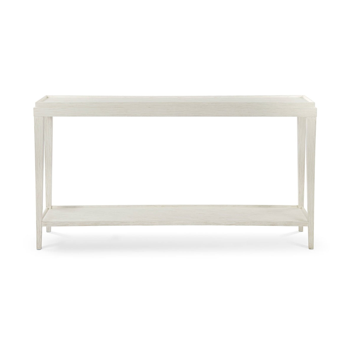 Classic Rustic Console Table - White - English Georgian America