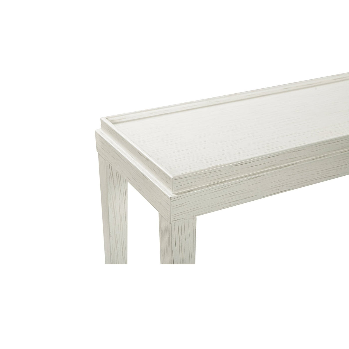 Classic Rustic Console Table - White - English Georgian America