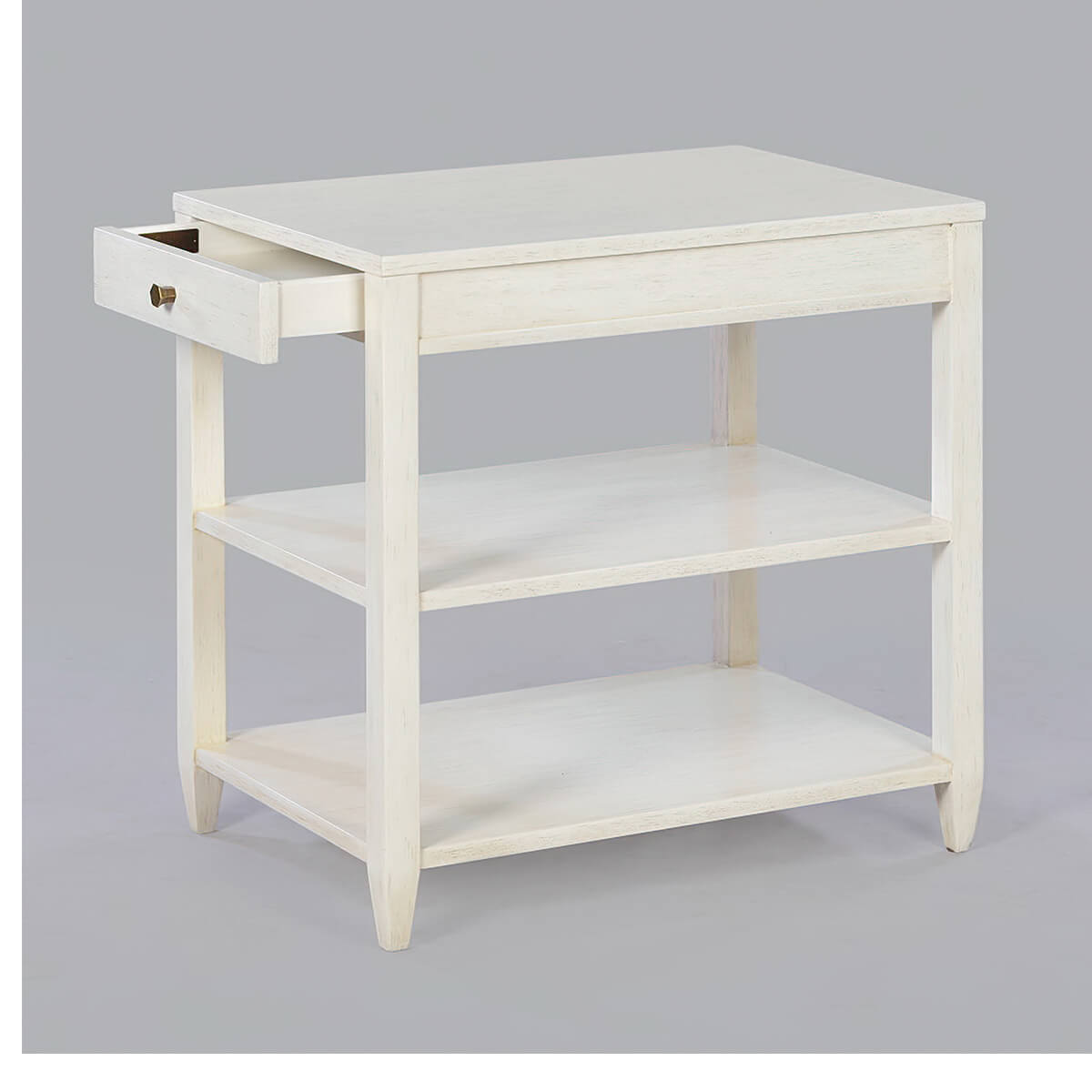 Classic Side Table - Drift White - English Georgian America