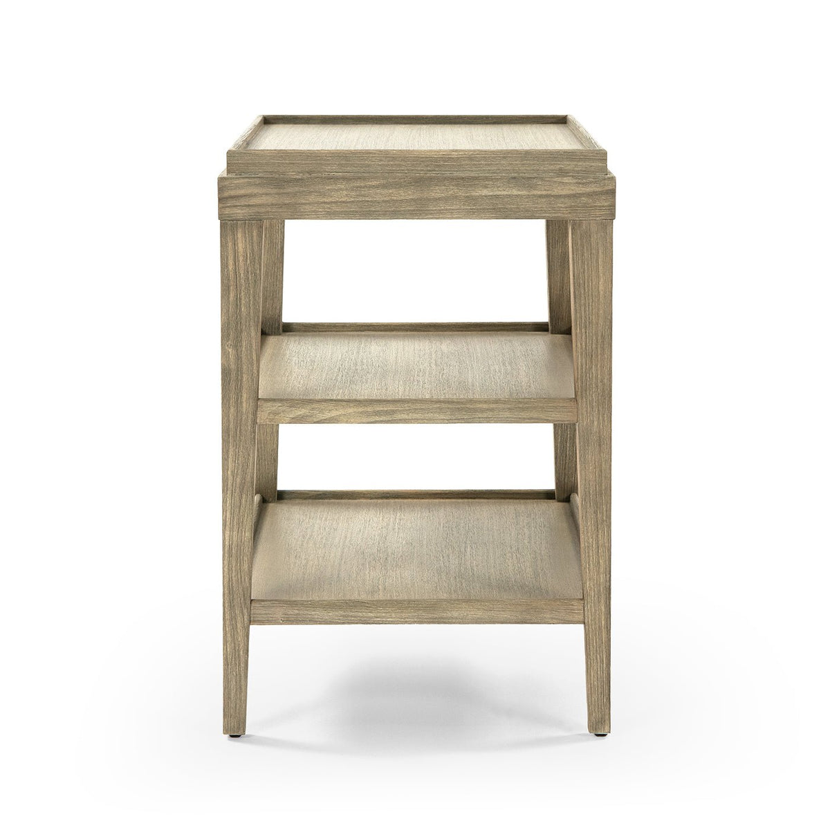 Classic Three - Tier Side Table - Light - English Georgian America