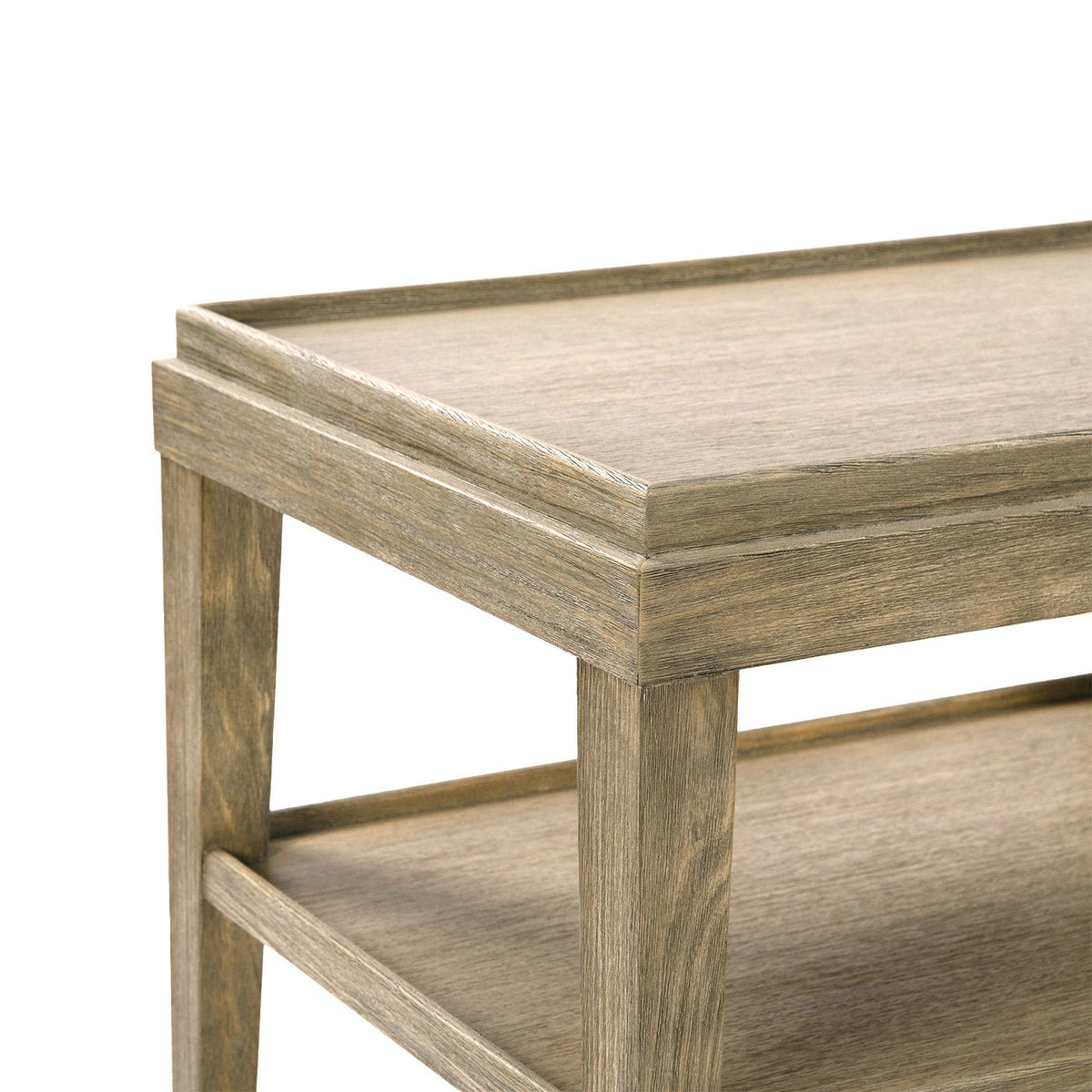 Classic Three - Tier Side Table - Light - English Georgian America