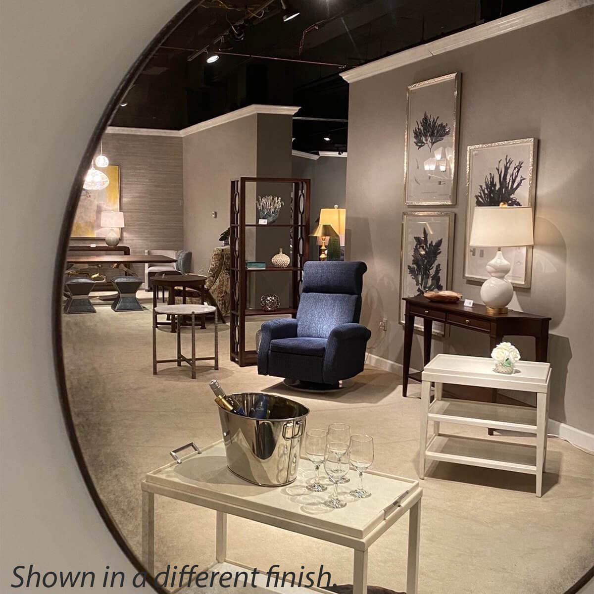 Classic Three-tier Side Table - Rustic - English Georgian America