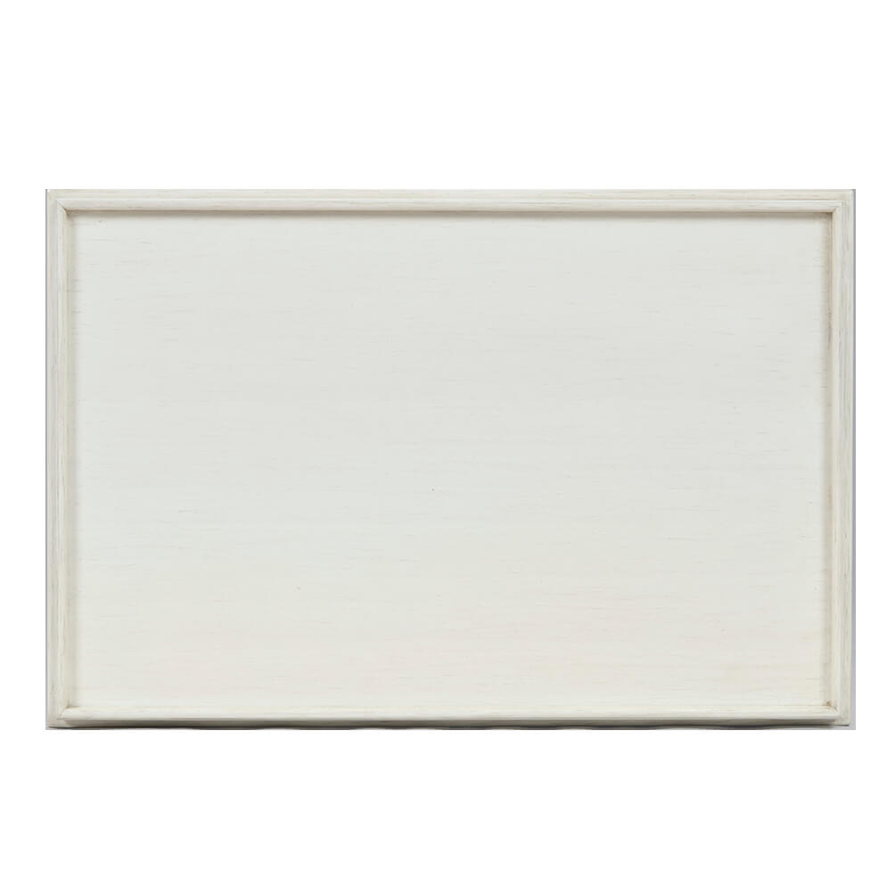 Classic Three-tier Side Table - Rustic White - English Georgian America