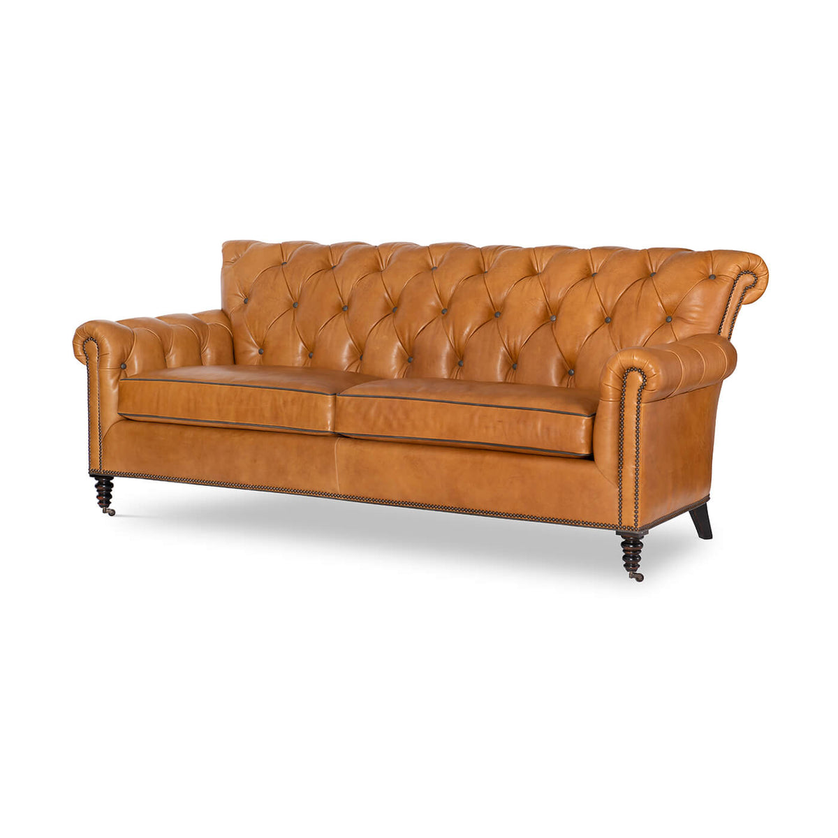 Classic Tufted 3 Seater Sofa - English Georgian America