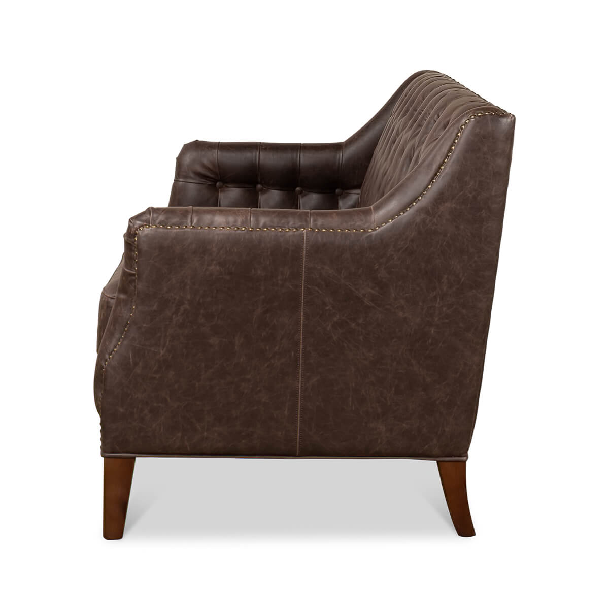 Classic Tufted Love Seat - English Georgian America