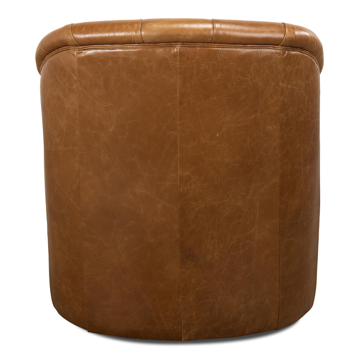 Classic Tufted Tub Back Armchair - English Georgian America