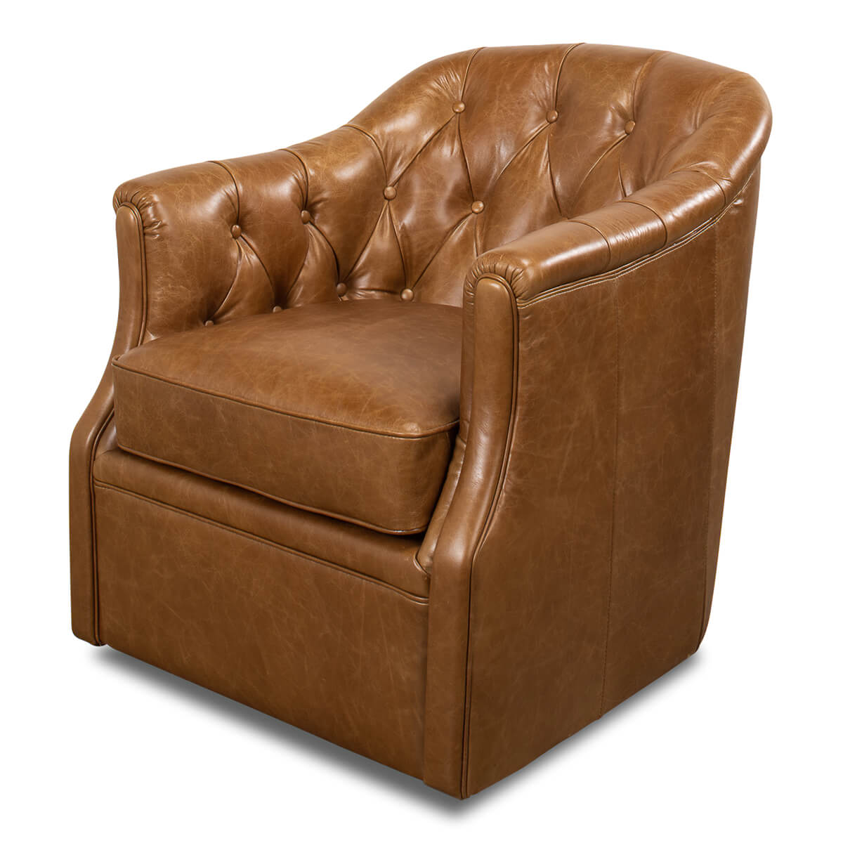 Classic Tufted Tub Back Armchair