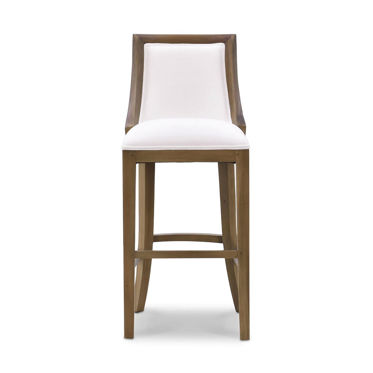 Classic Upholstered Bar Stool - English Georgian America