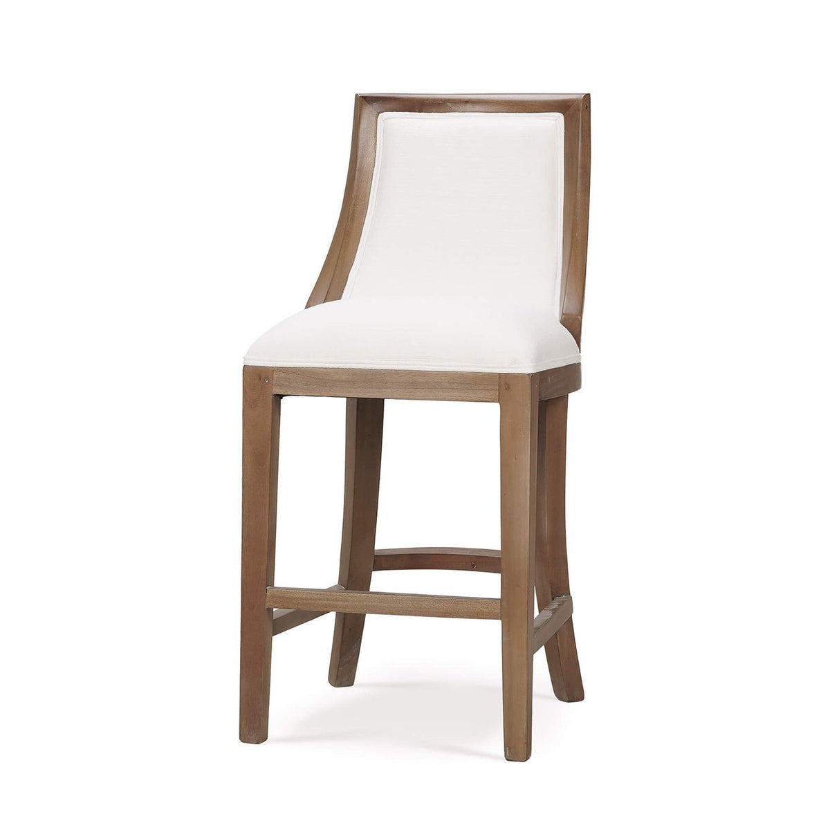 Classic Upholstered Counter Stool - English Georgian America