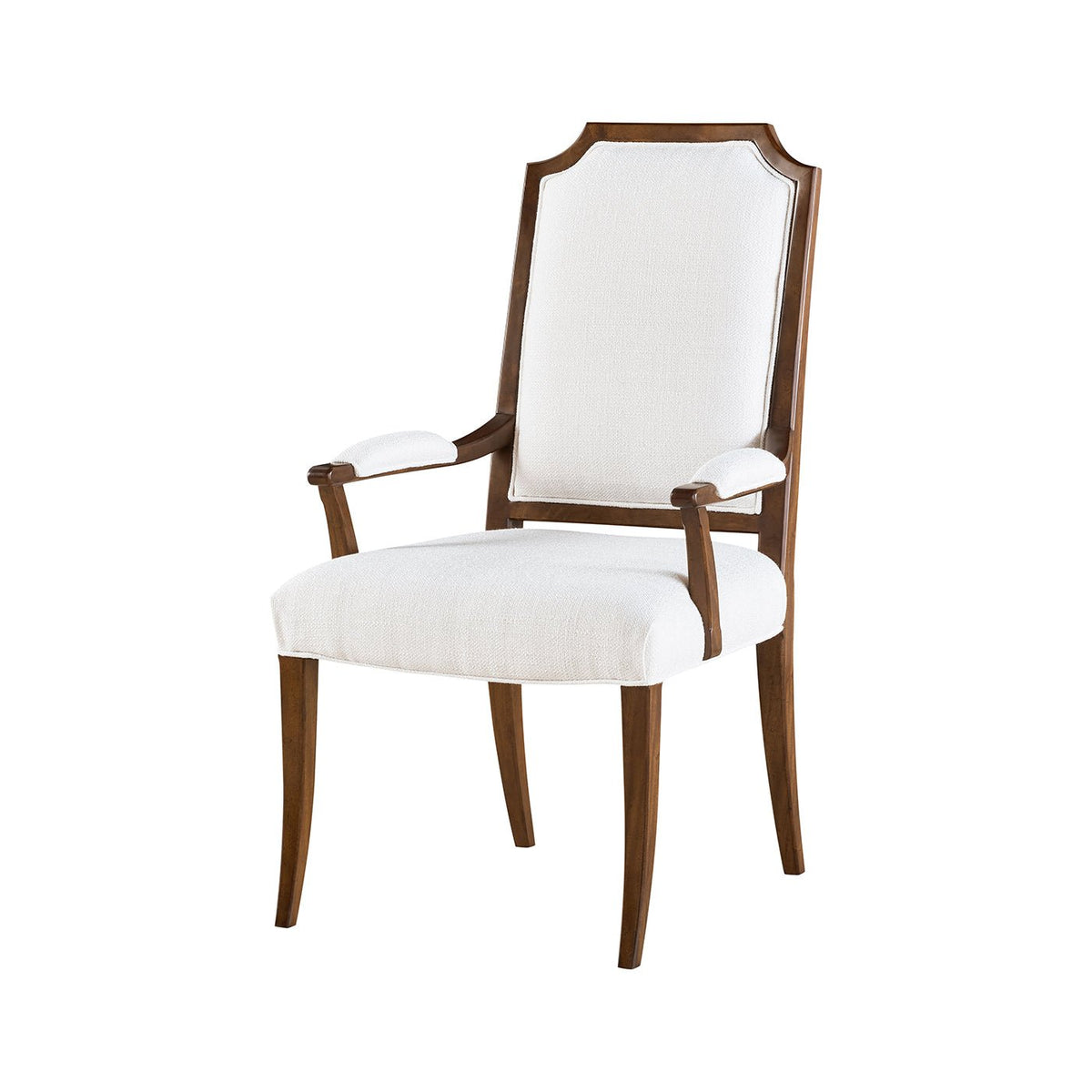 Classic Upholstered Dining Armchair - English Georgian America