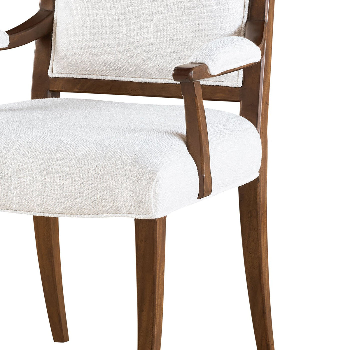 Classic Upholstered Dining Armchair - English Georgian America