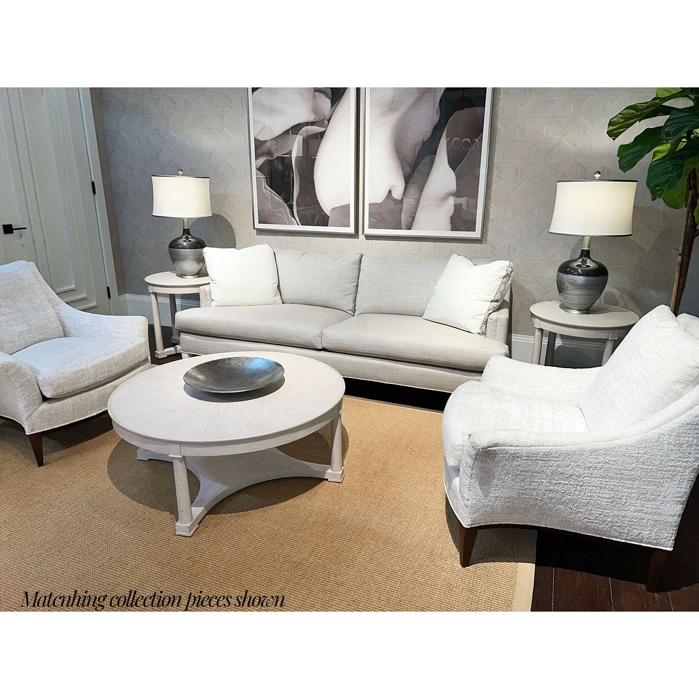 Classic White Coffee Table - English Georgian America