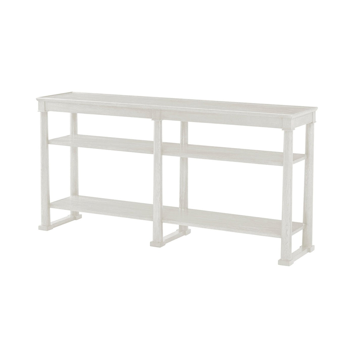 Classic White Console Table - English Georgian America