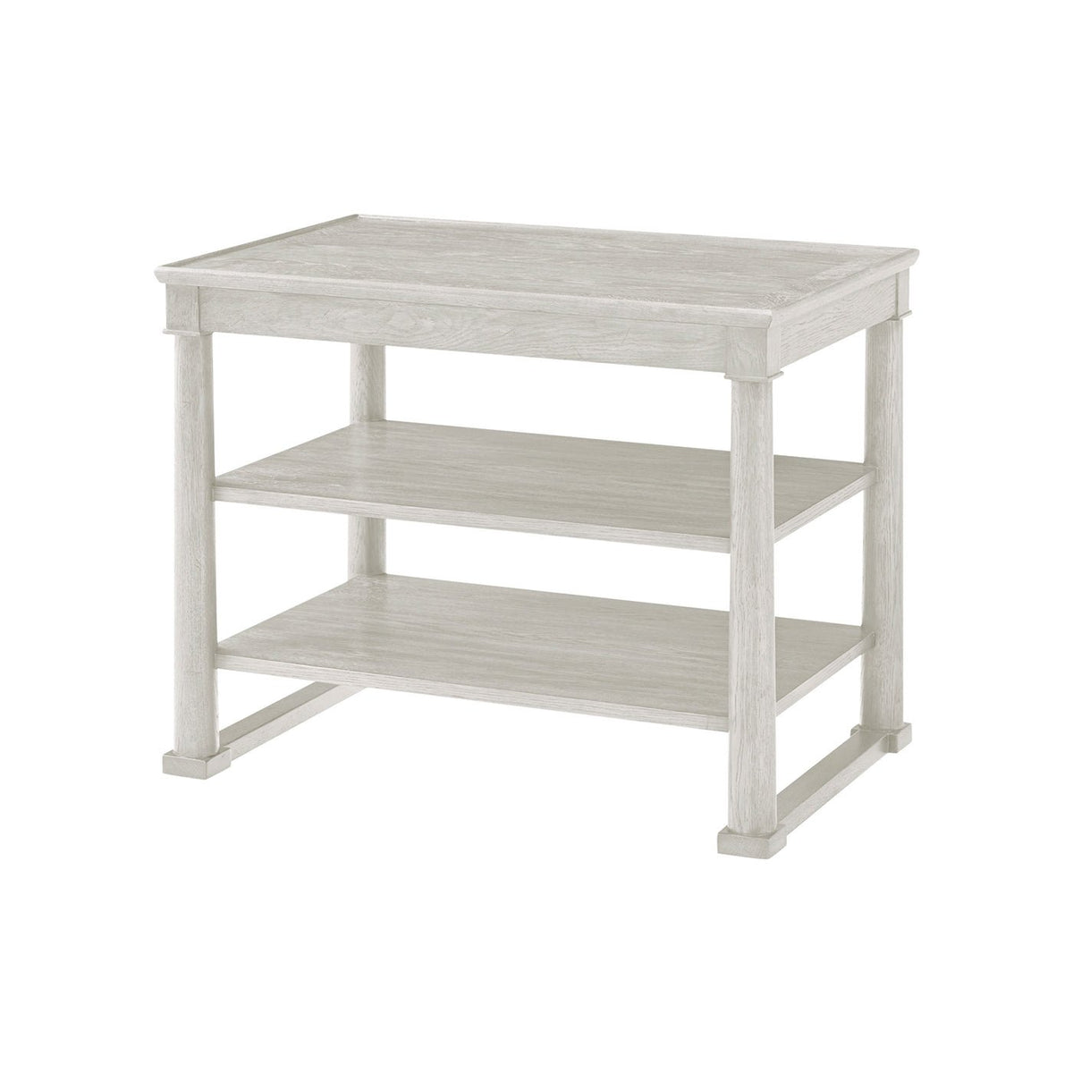 Classic White Side Table - English Georgian America