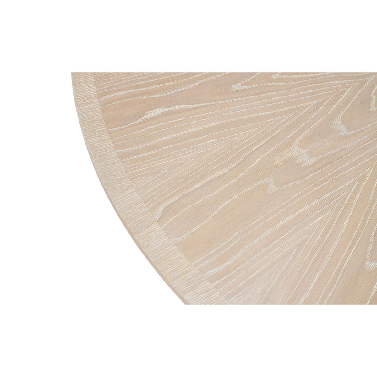 Classic Whitewash Round Dining Table - English Georgian America