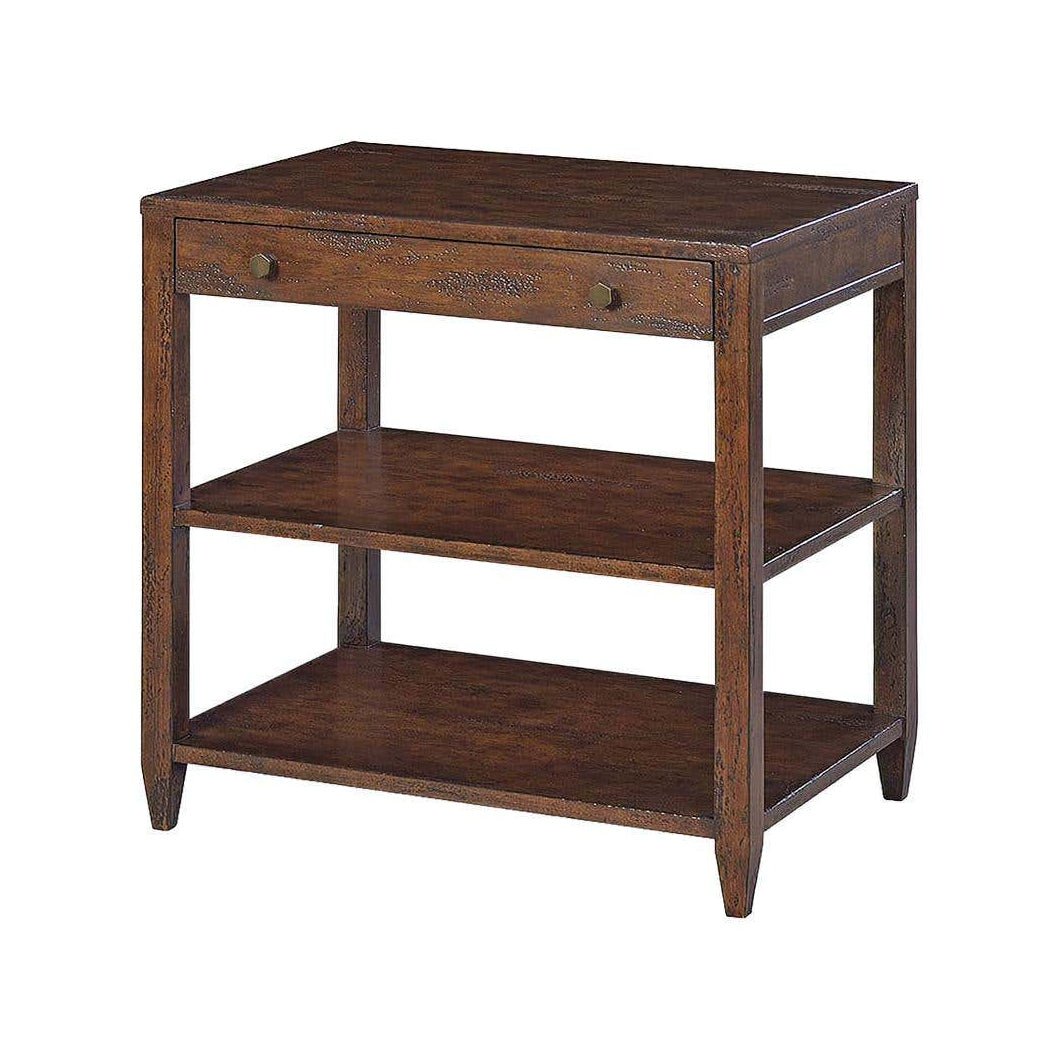Classic Wide Side Table - Mahogany Finish - English Georgian America