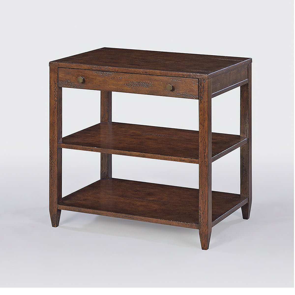 Classic Wide Side Table - Mahogany Finish - English Georgian America