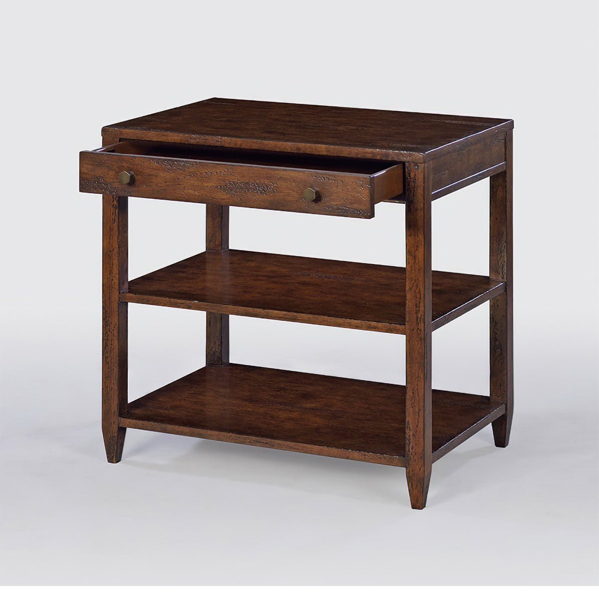 Classic Wide Side Table - Mahogany Finish - English Georgian America