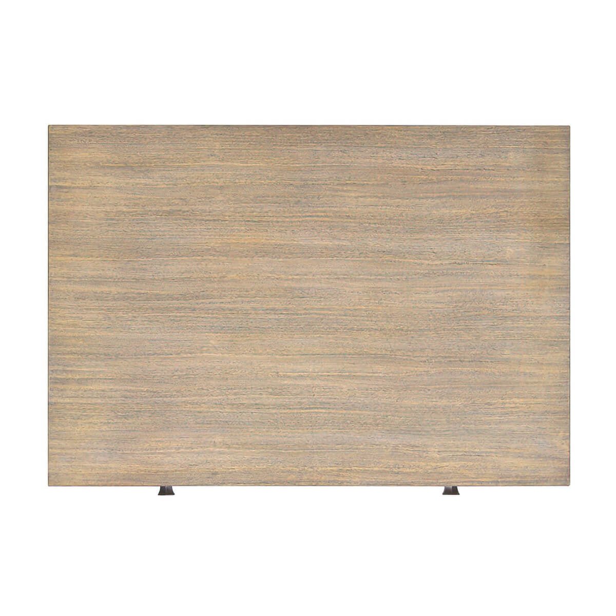 Classic Wide Side Table - Rustic Greyed - English Georgian America