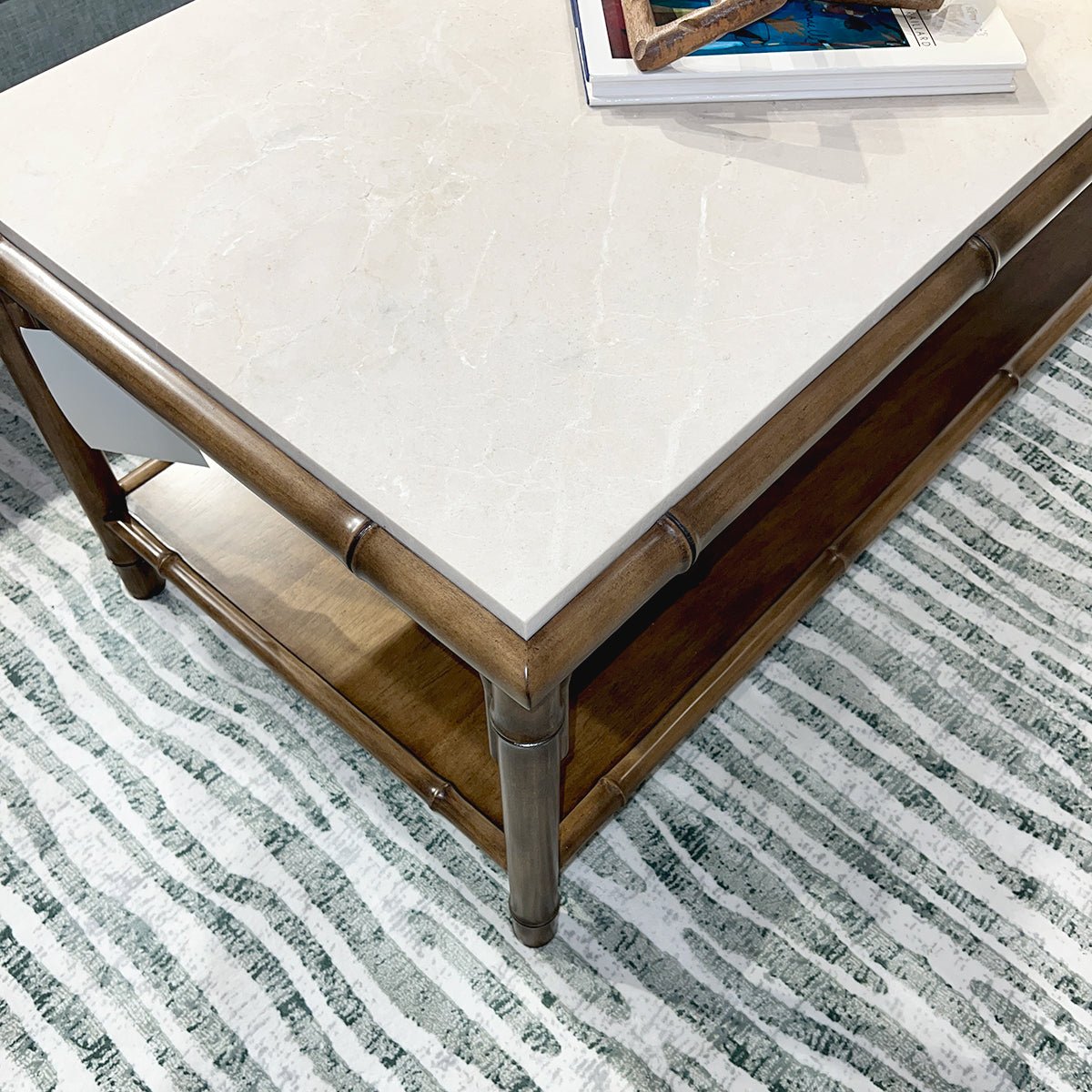 Coastal Bamboo Coffee Table - English Georgian America