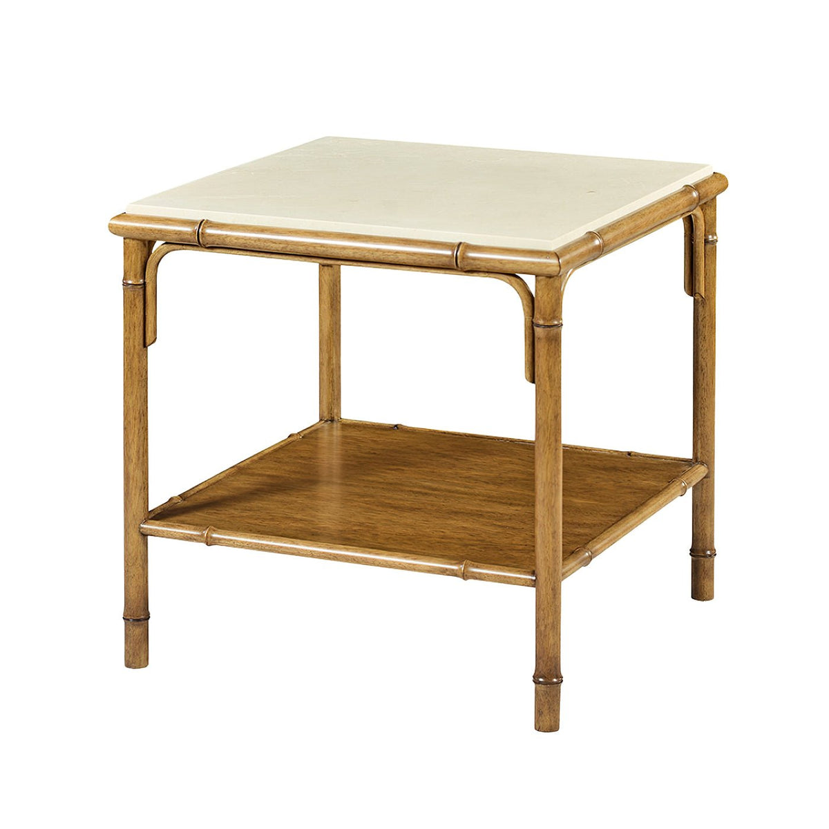Coastal Bamboo End Table - English Georgian America