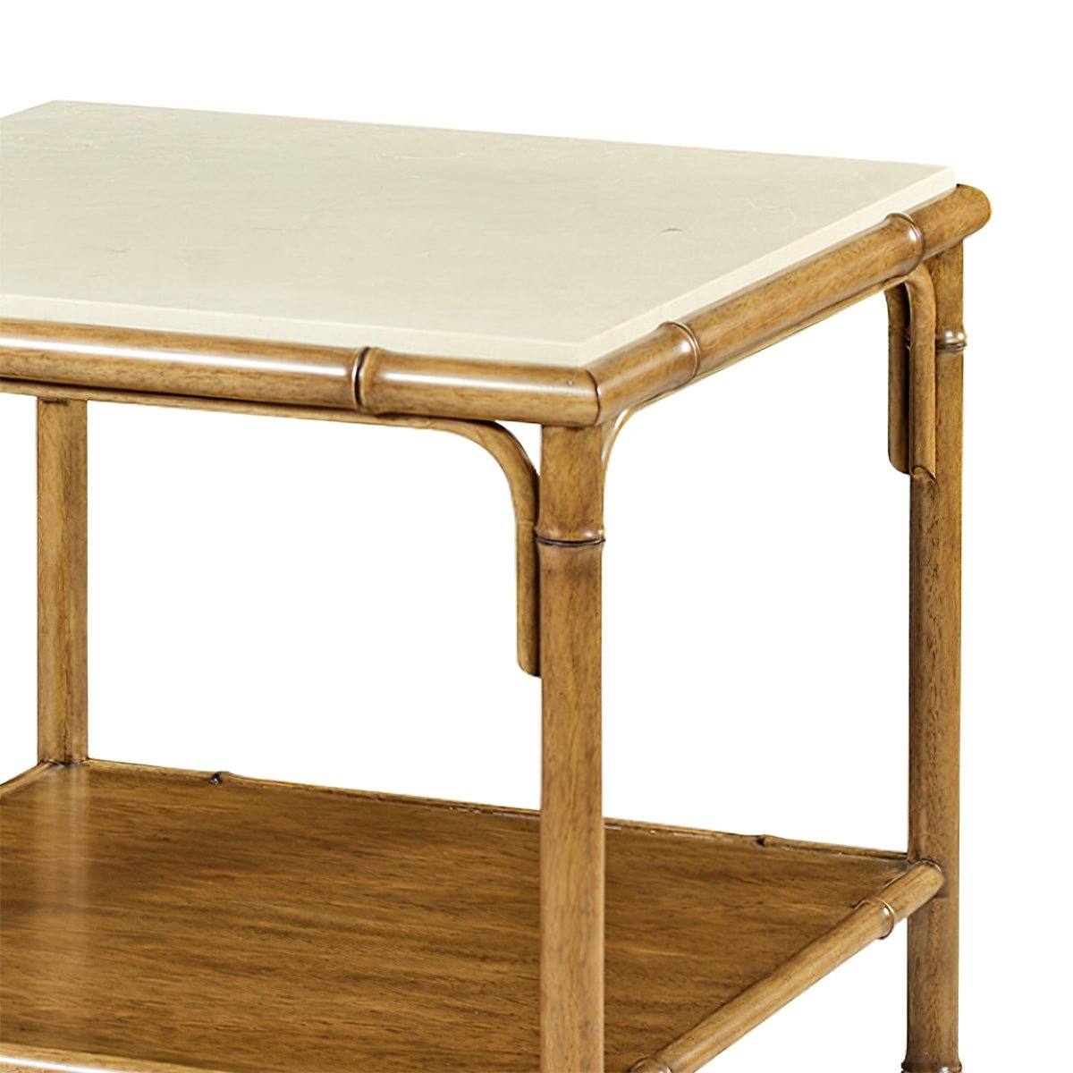 Coastal Bamboo End Table - English Georgian America