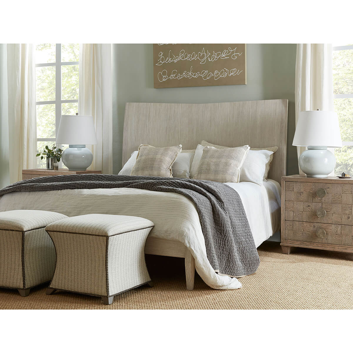 Coastal Breeze Panel Bed - English Georgian America