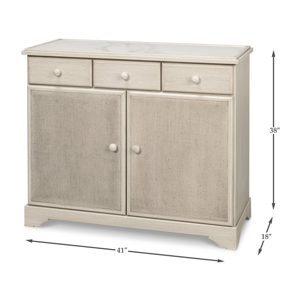 Coastal Modern Buffet Cabinet - English Georgian America