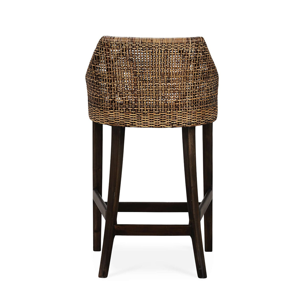 Coastal Rattan Barstool - English Georgian America