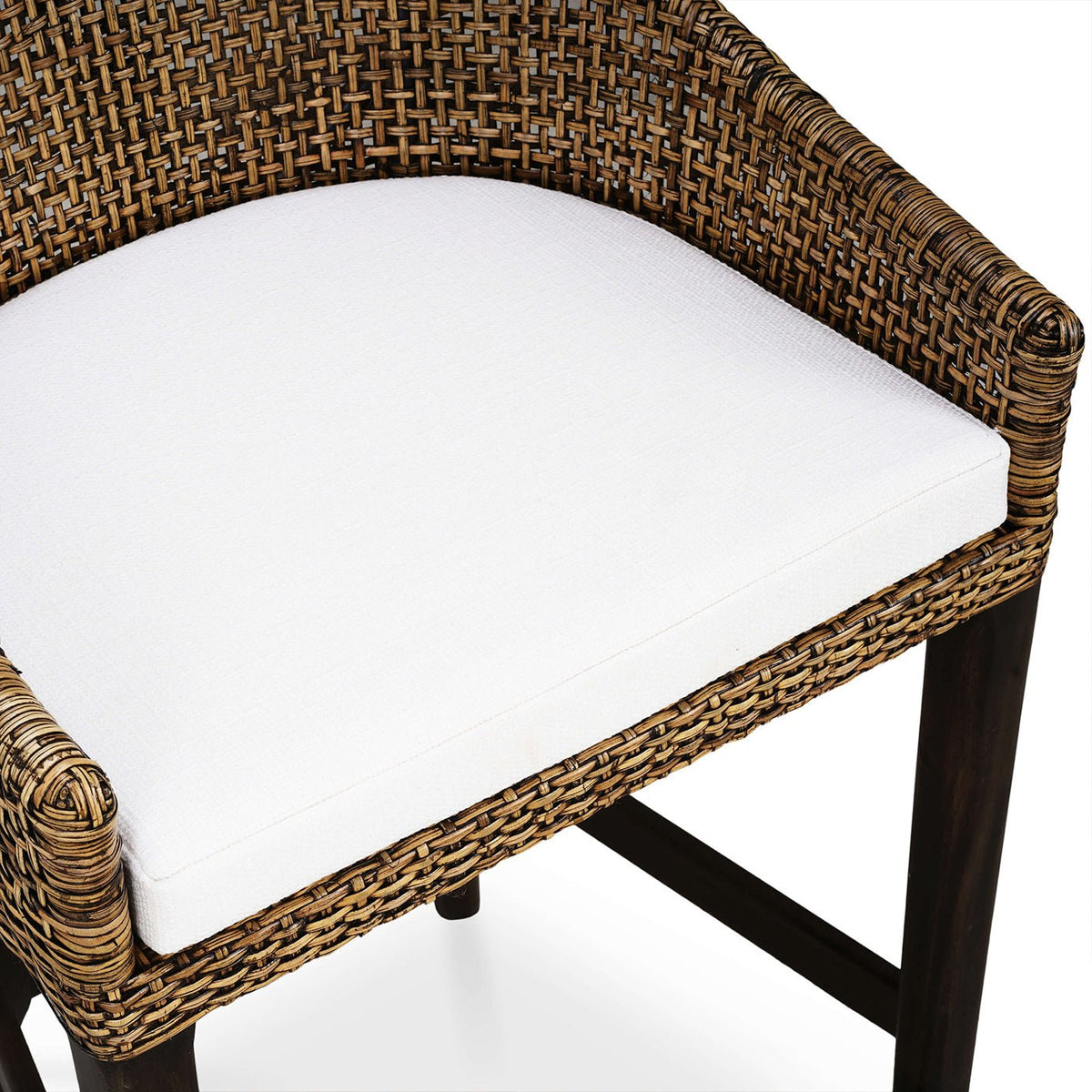 Coastal Rattan Counter Stool - English Georgian America