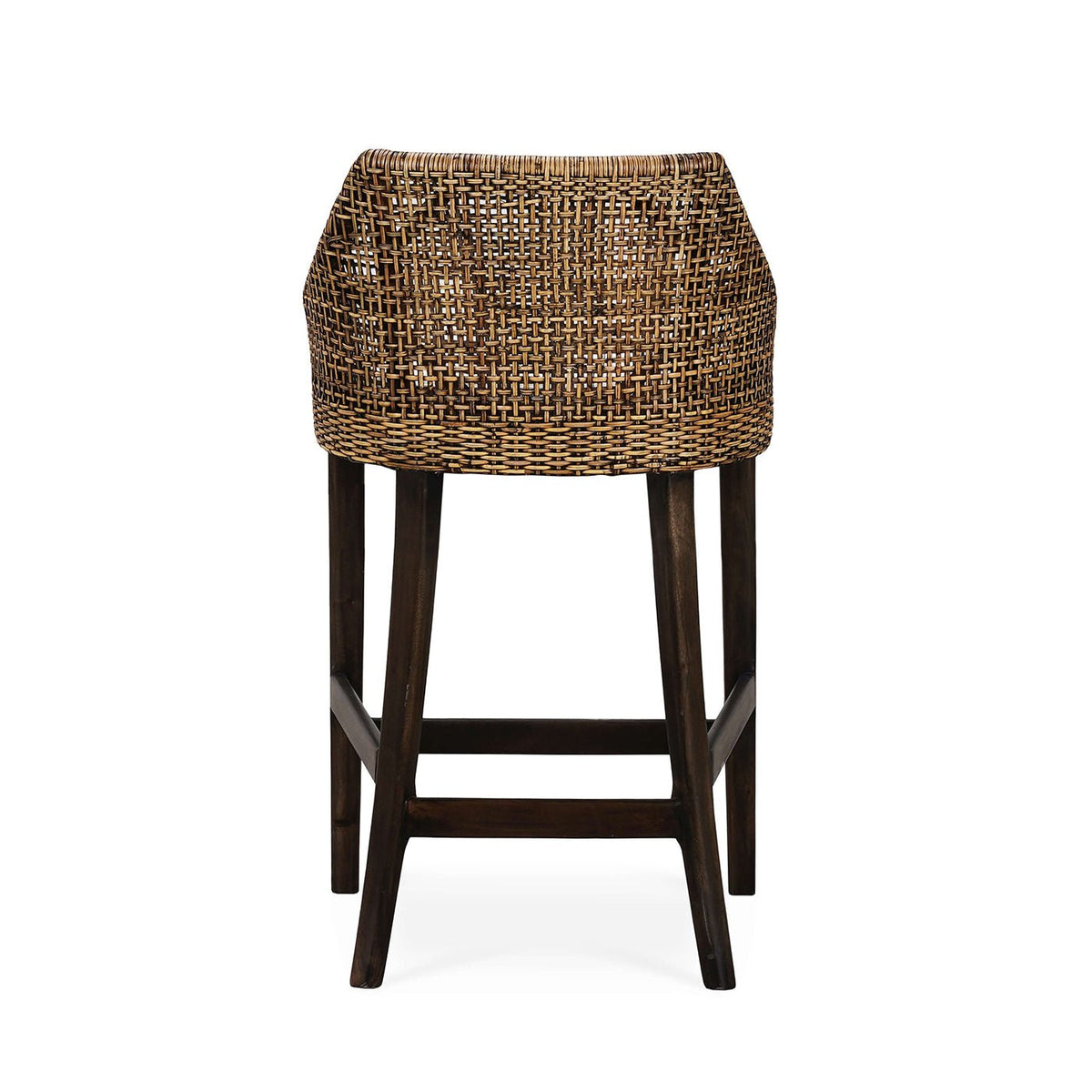 Coastal Rattan Counter Stool - English Georgian America