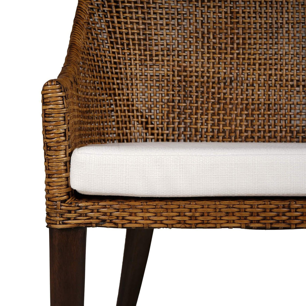Coastal Rattan Settee - English Georgian America