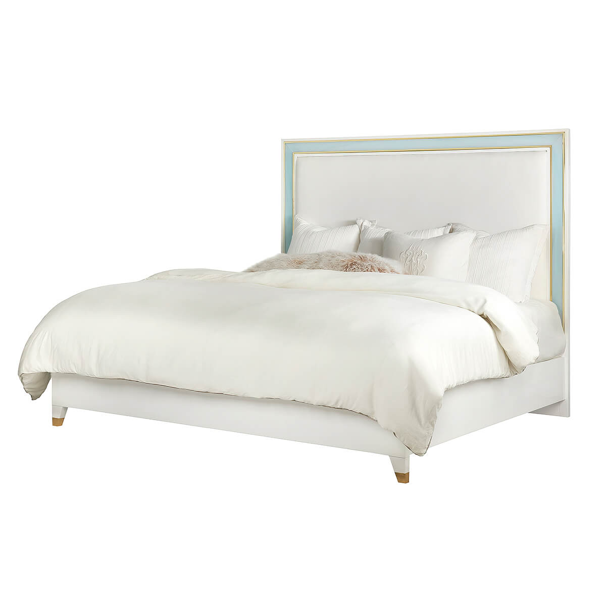 Coastal Sea Glass Bed - English Georgian America