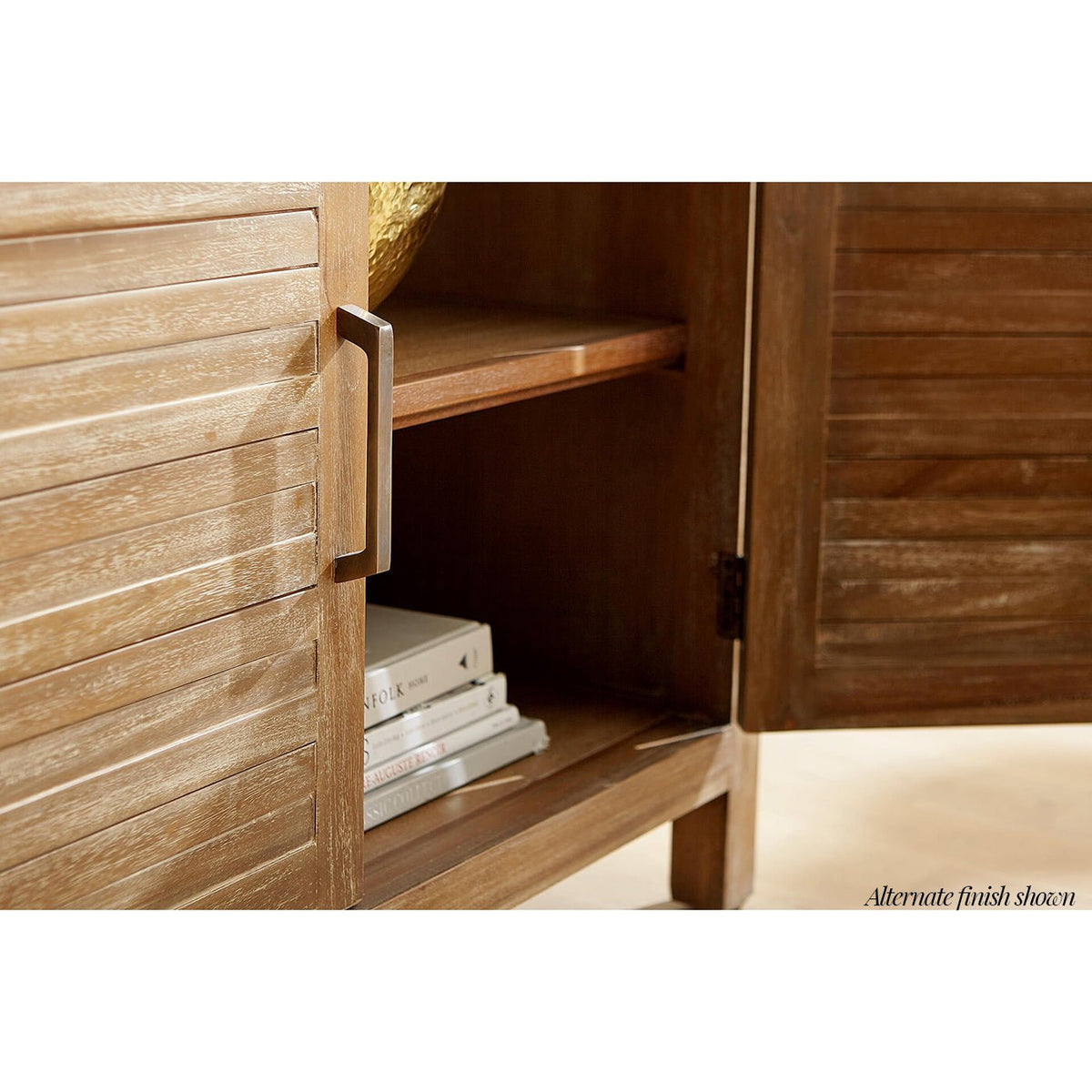 Coastal Sideboard - Antique French Oak Finish - English Georgian America