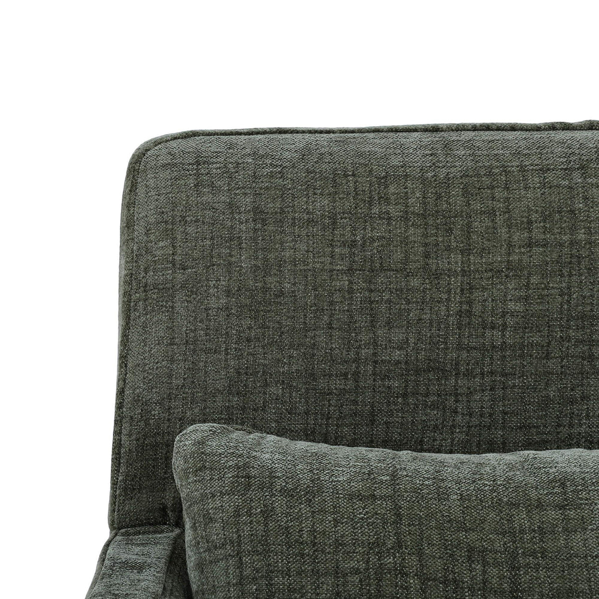 Coastal Slipcovered Dining Armchair - Green Upholstery - English Georgian America