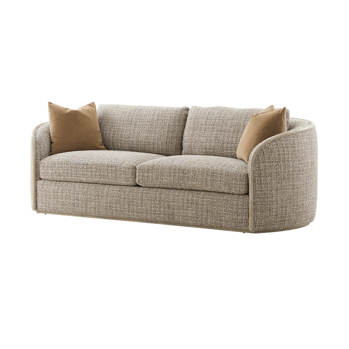 Coastal Sofa in Textured Chenille - English Georgian America