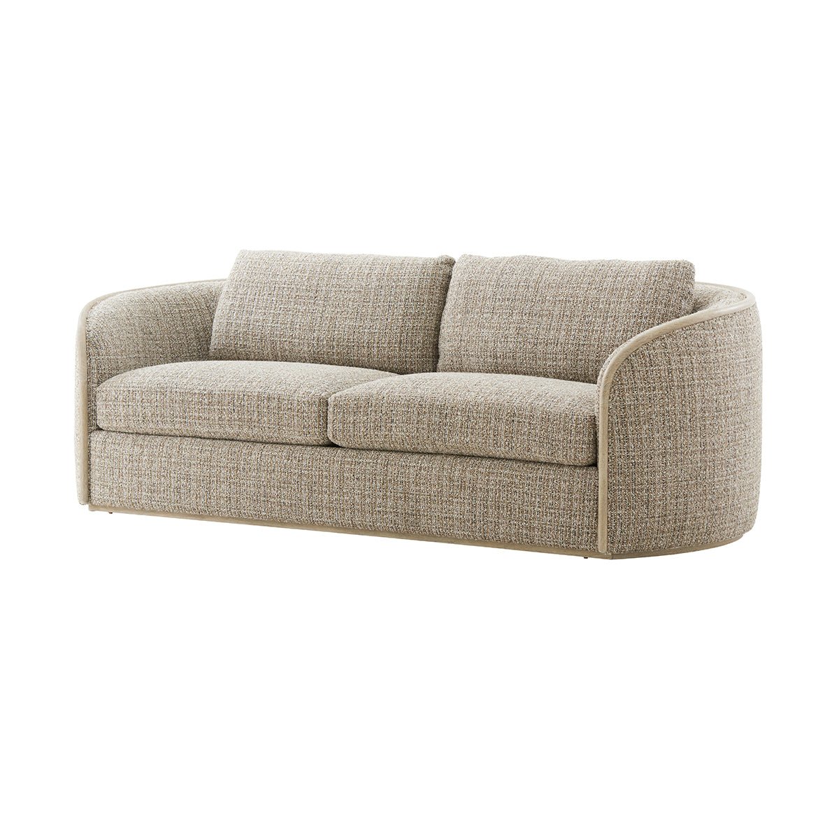Coastal Sofa in Textured Chenille - English Georgian America
