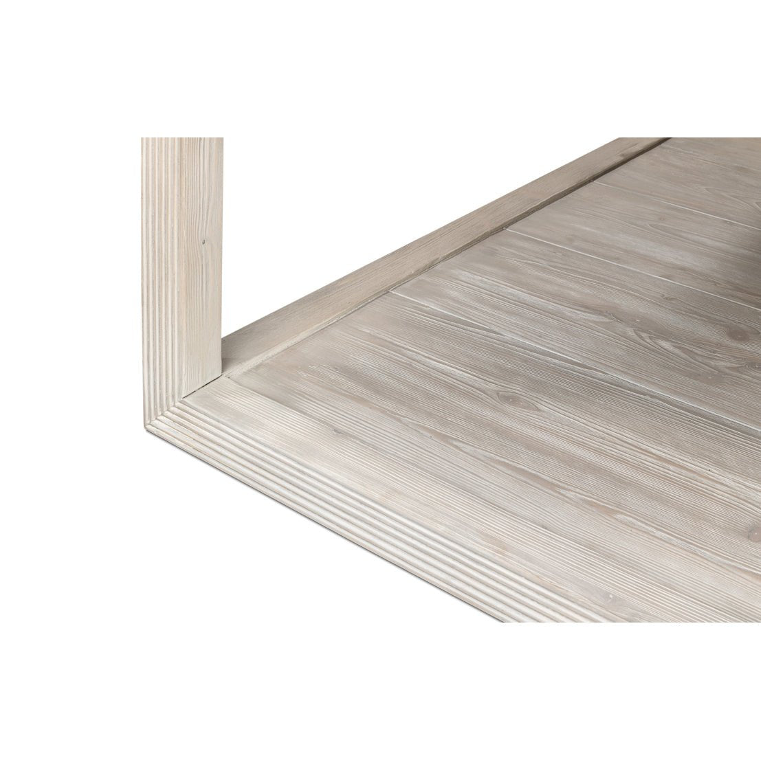 Coastal Style Large Square Coffee Table - English Georgian America