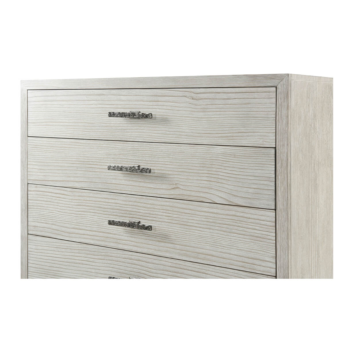 Coastal Style Painted Tall Chest - English Georgian America