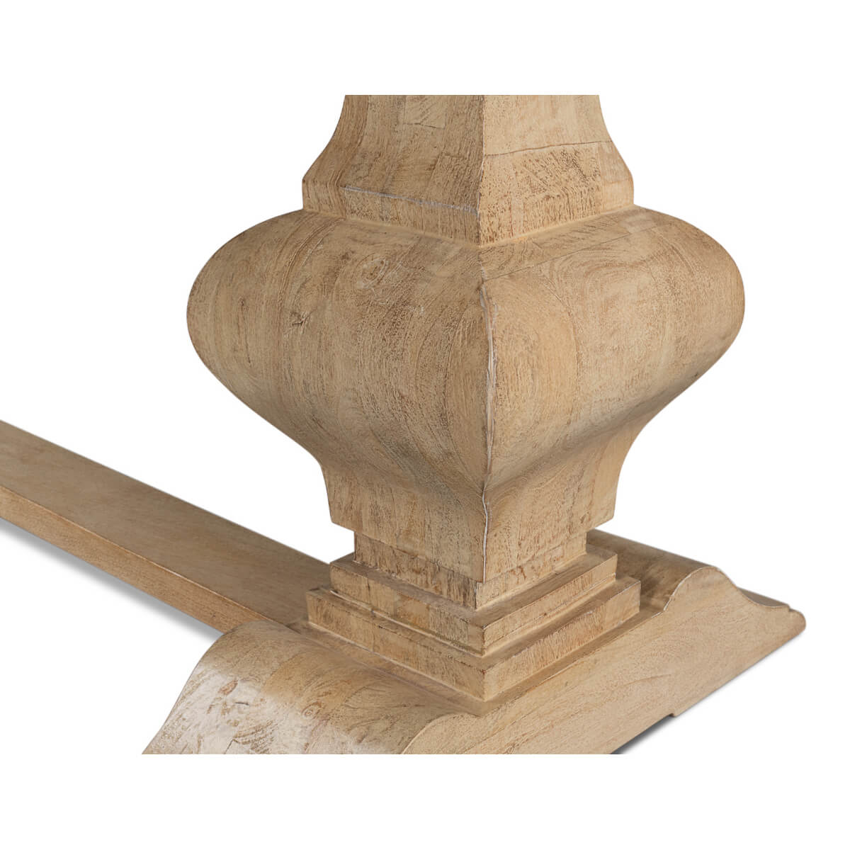 Coastal Style Refectory Dining Table - English Georgian America