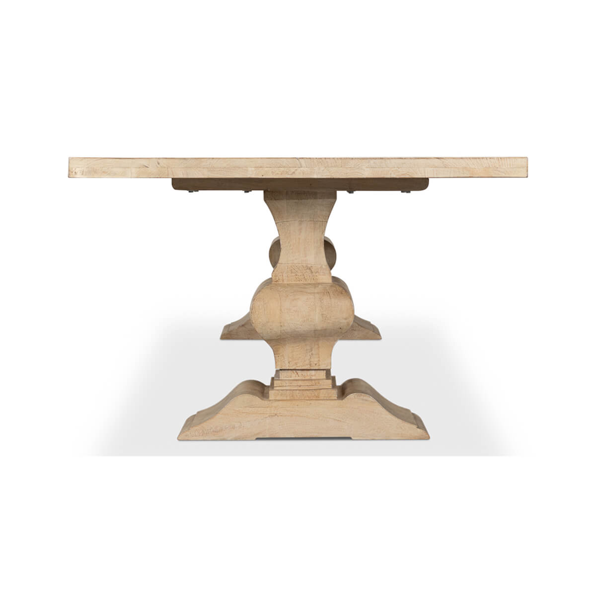 Coastal Style Refectory Dining Table - English Georgian America