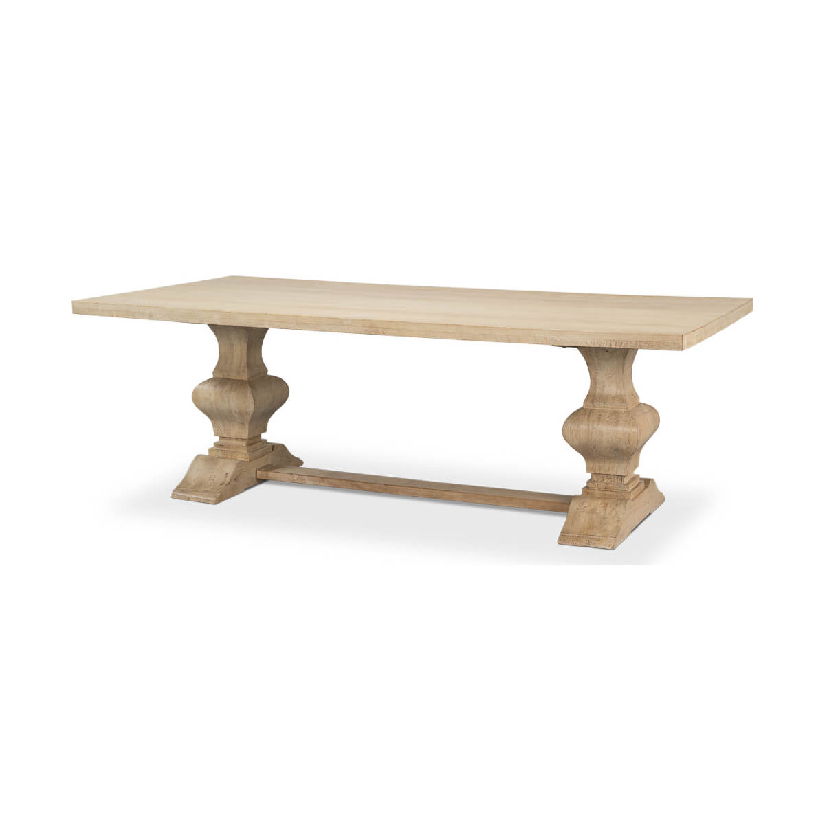 Coastal Style Refectory Dining Table - English Georgian America