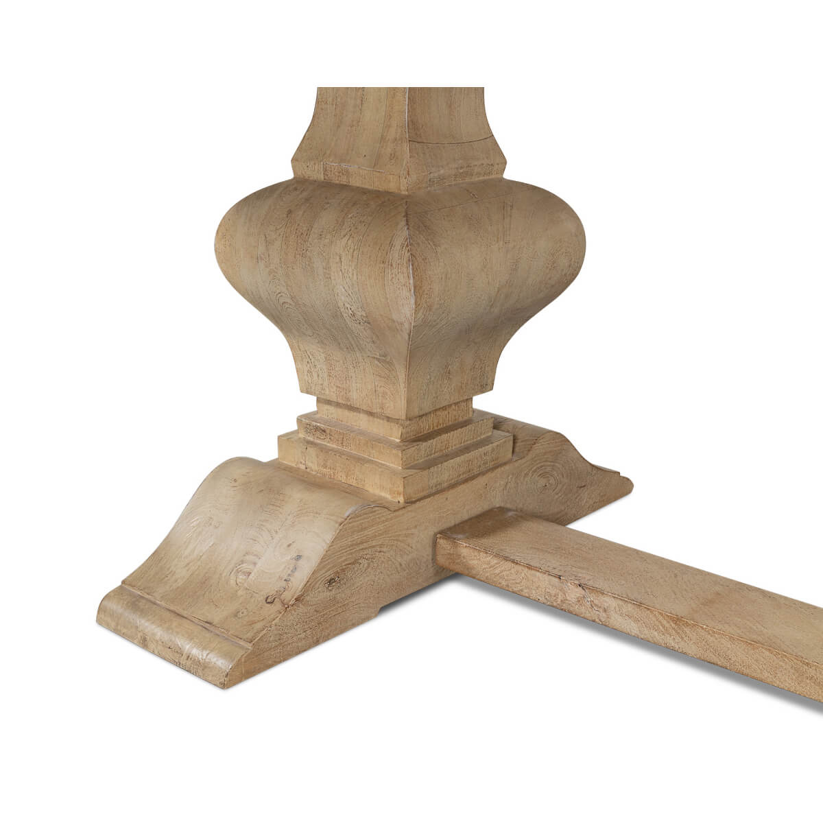 Coastal Style Refectory Dining Table - English Georgian America