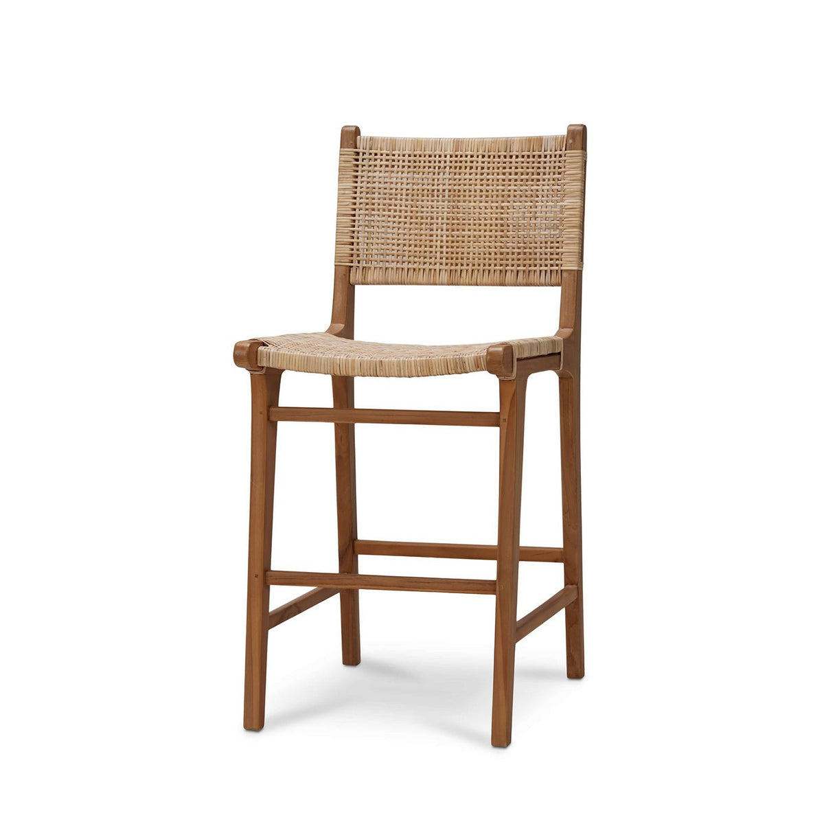 Coastal Teak Counter Stool - English Georgian America