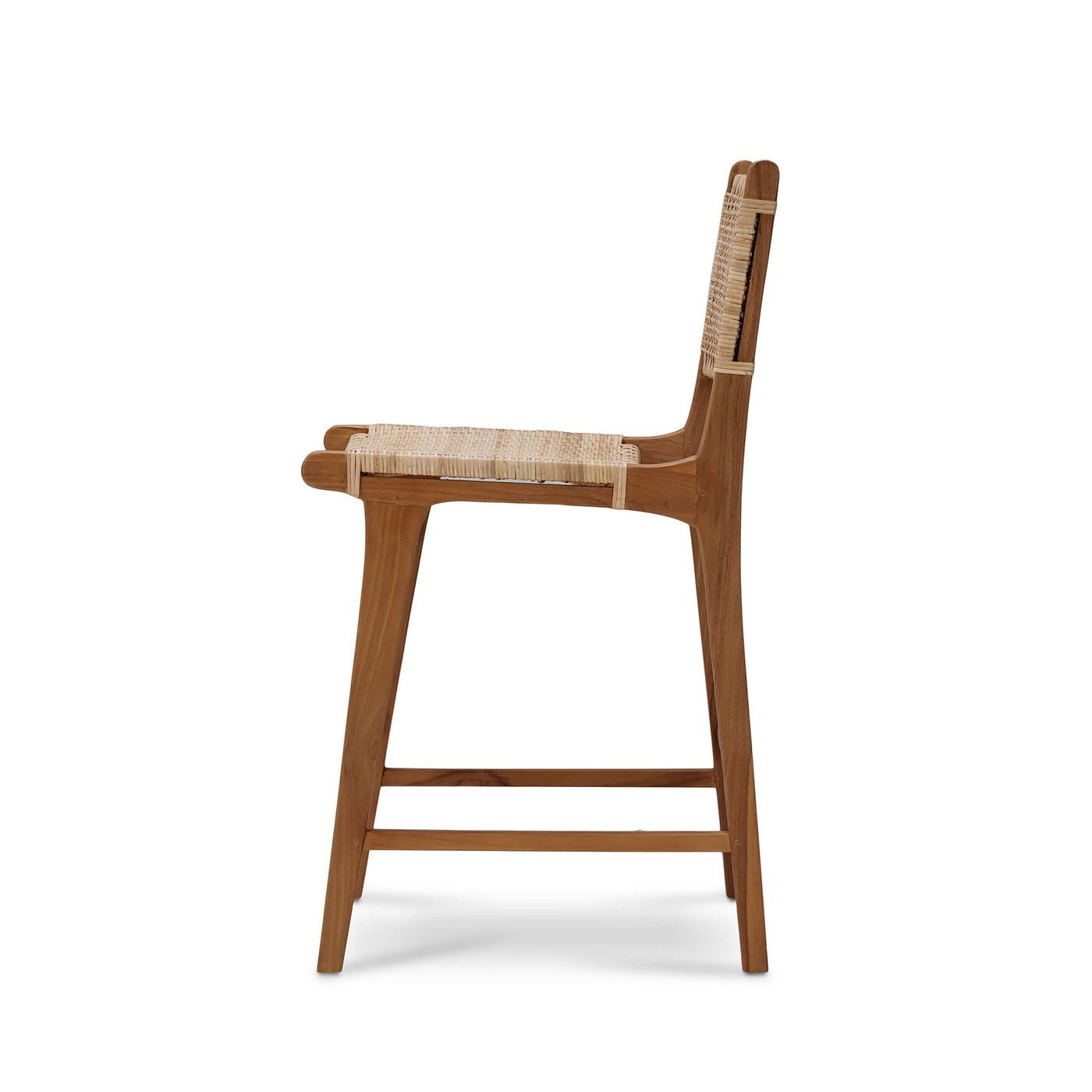 Coastal Teak Counter Stool - English Georgian America