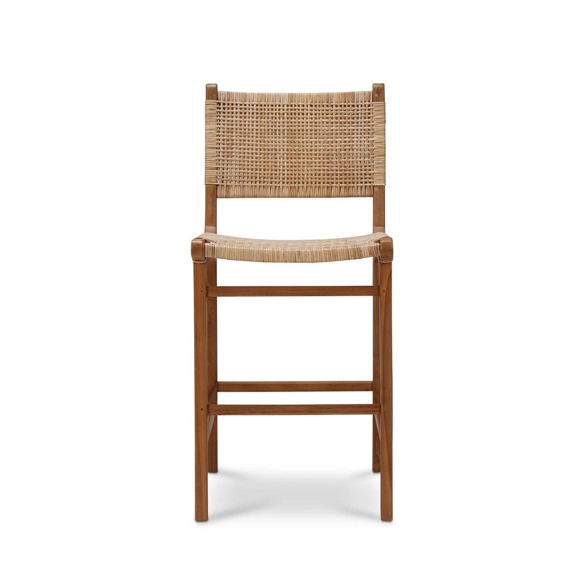 Coastal Teak Counter Stool - English Georgian America