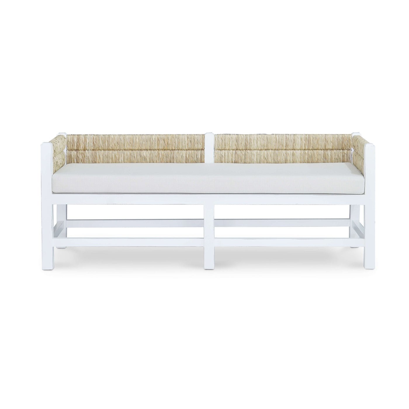 Coastal White Bench - English Georgian America