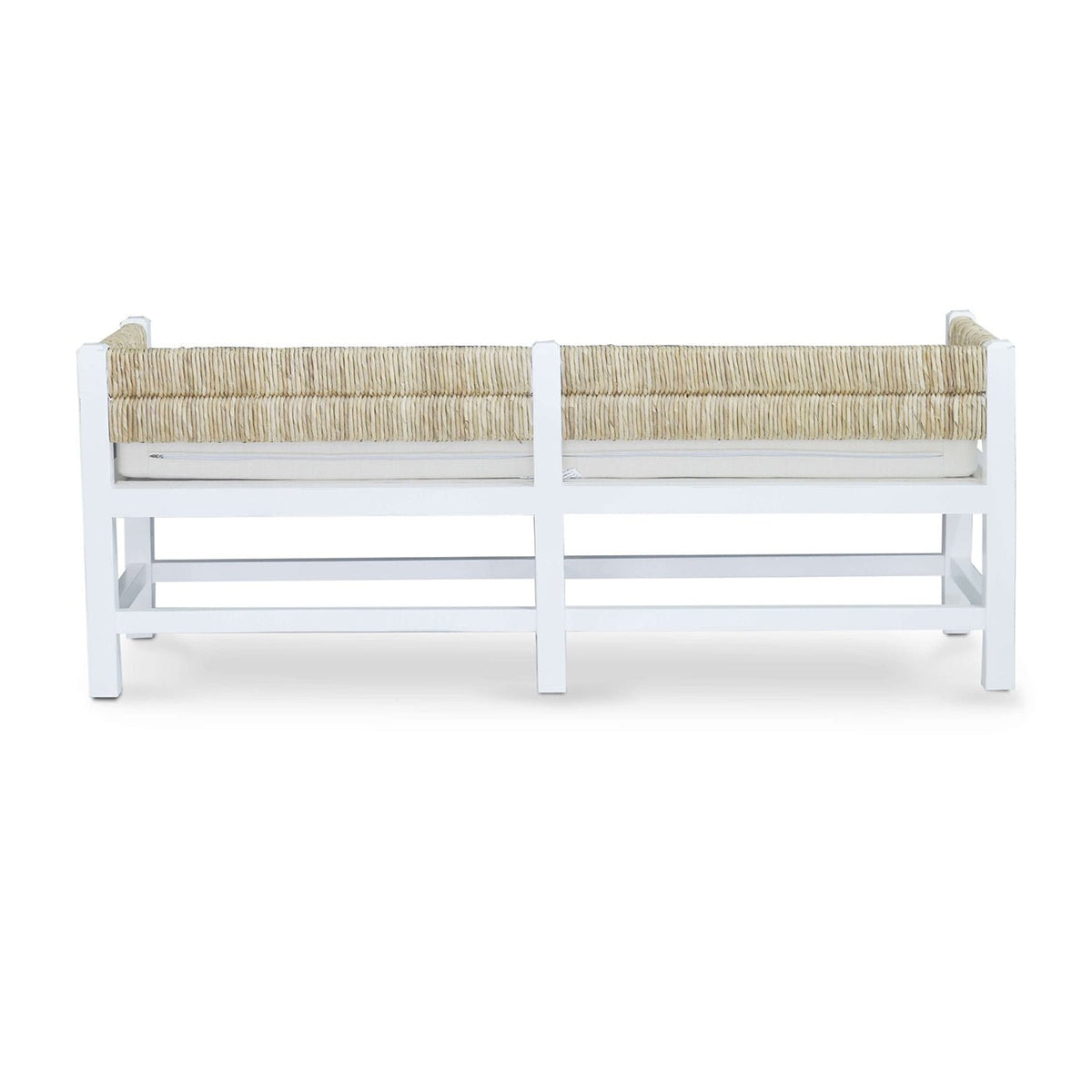 Coastal White Bench - English Georgian America