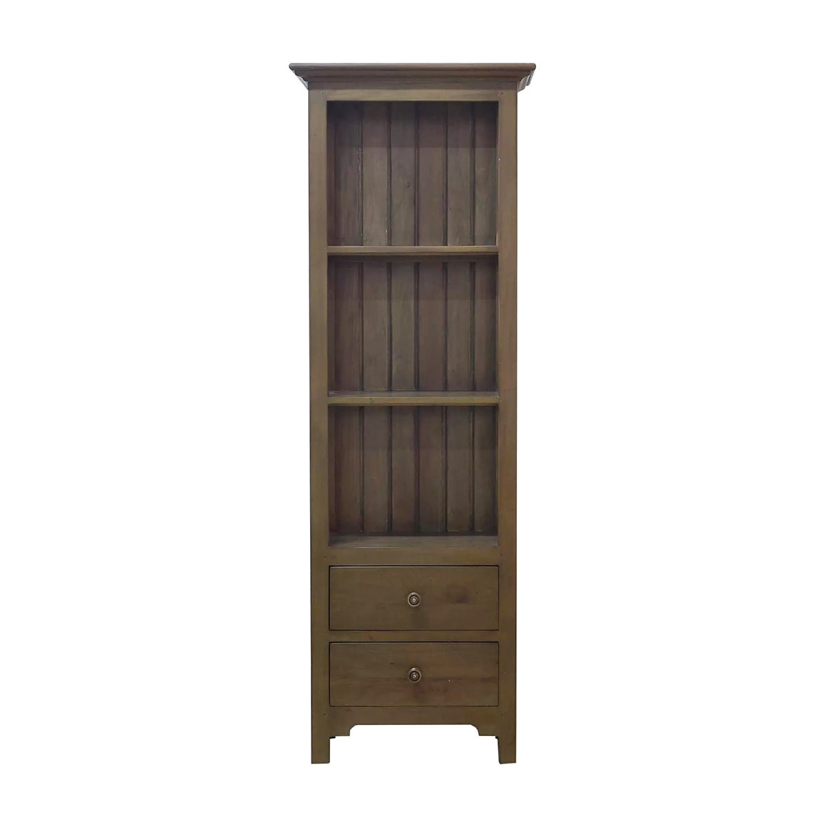 Coastal Wooden Bookcase - English Georgian America