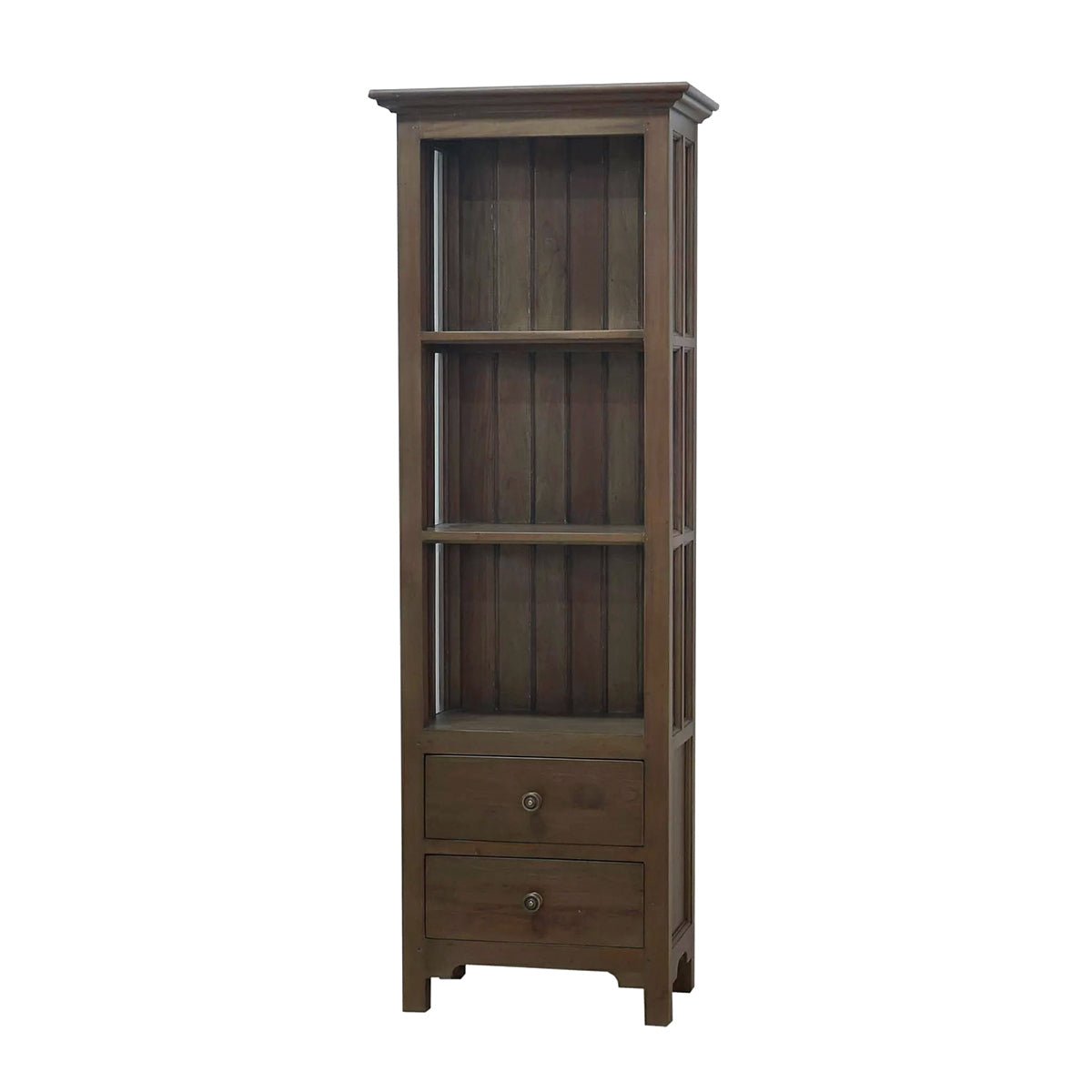 Coastal Wooden Bookcase - English Georgian America